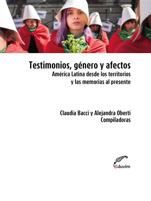 Title details for Testimonios, género y afectos by Claudia Bacci - Available
